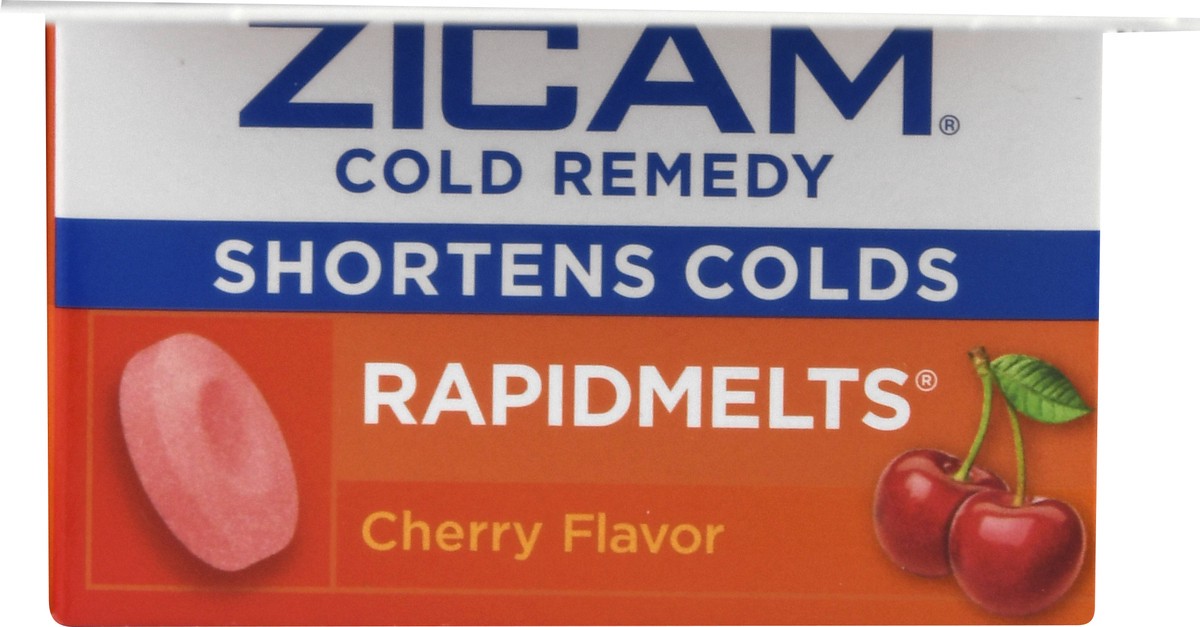 slide 9 of 12, Zicam Zinc Cold Remedy RapidMelts Quick-Dissolve Tablets Cherry Flavor 25ct, 25 ct