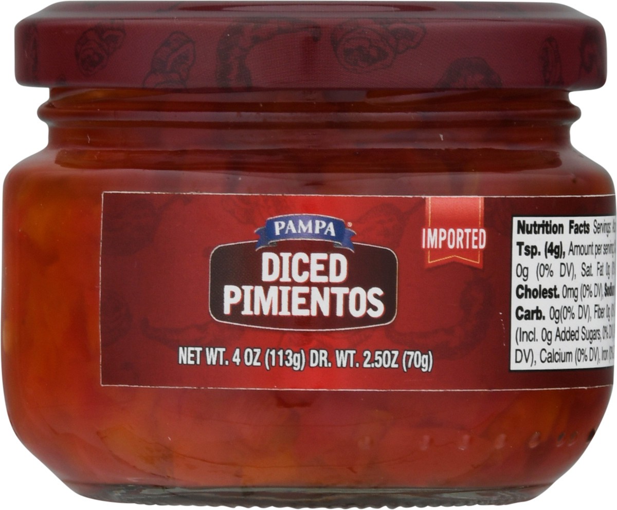 slide 14 of 14, Pampa Diced Pimentos, 4 oz