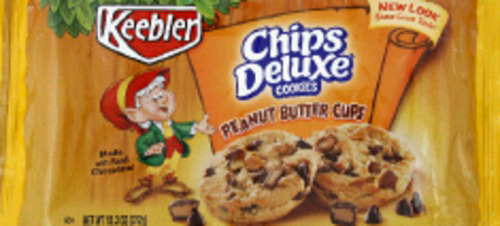 slide 1 of 6, Keebler Chips Deluxe Peanut Butter Cups Cookies, 13.3 oz