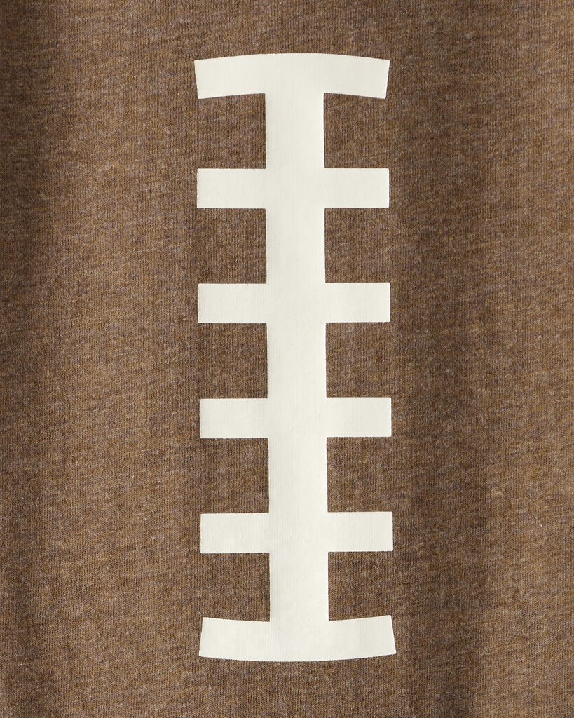 slide 2 of 2, Carter's Carters Baby Boy Football Long-Sleeve Graphic Bodysuit - Brown Brown 12M, 1 ct