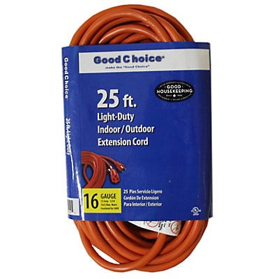 slide 1 of 2, Bright-Way Brown Extension Cord, 9 ft