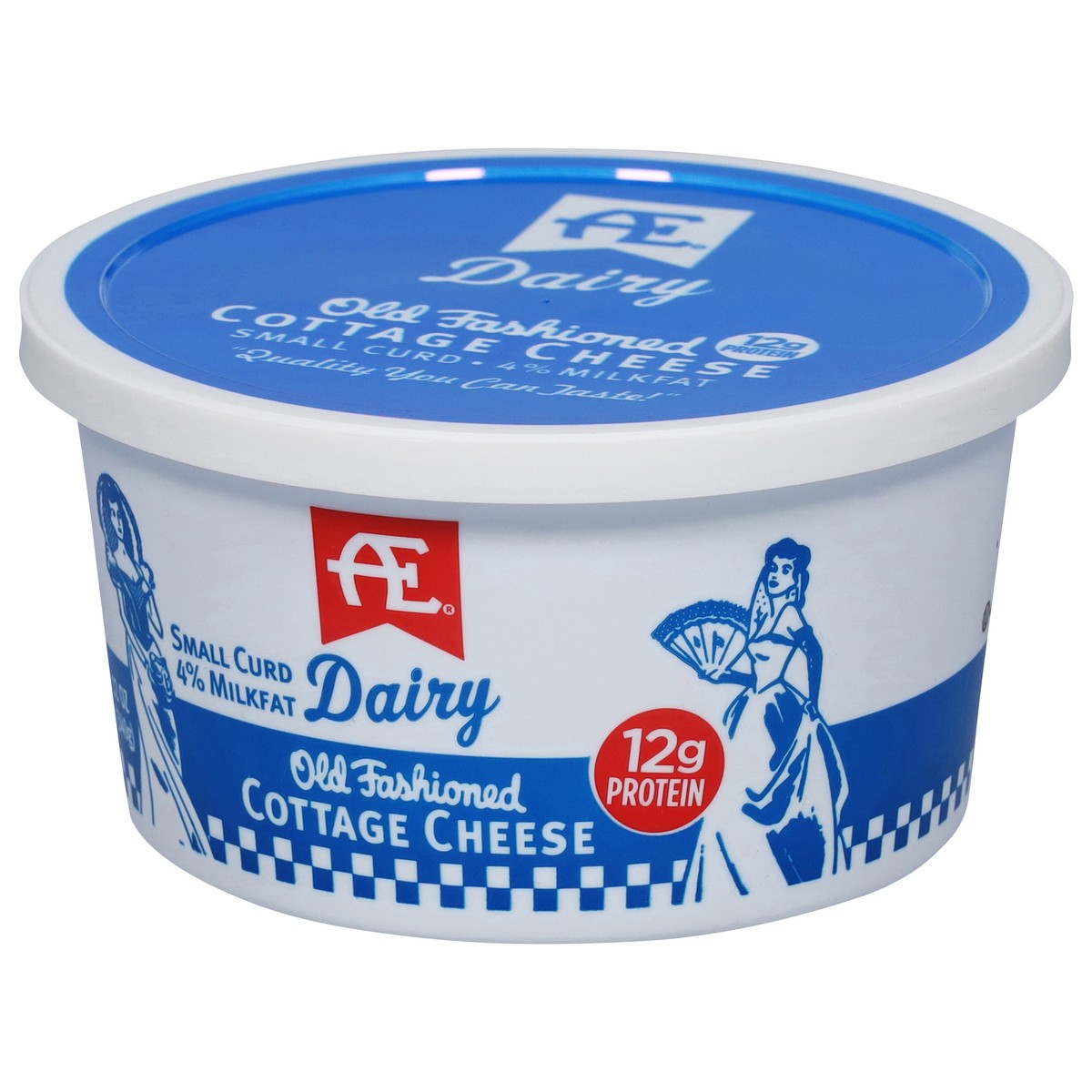 slide 3 of 11, AE Dairy 4% Small Curd Cottage Cheese, 12 oz