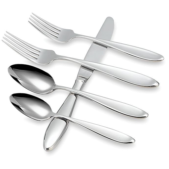 slide 1 of 1, Wedgwood Oberon Flatware Place Setting, 5 ct