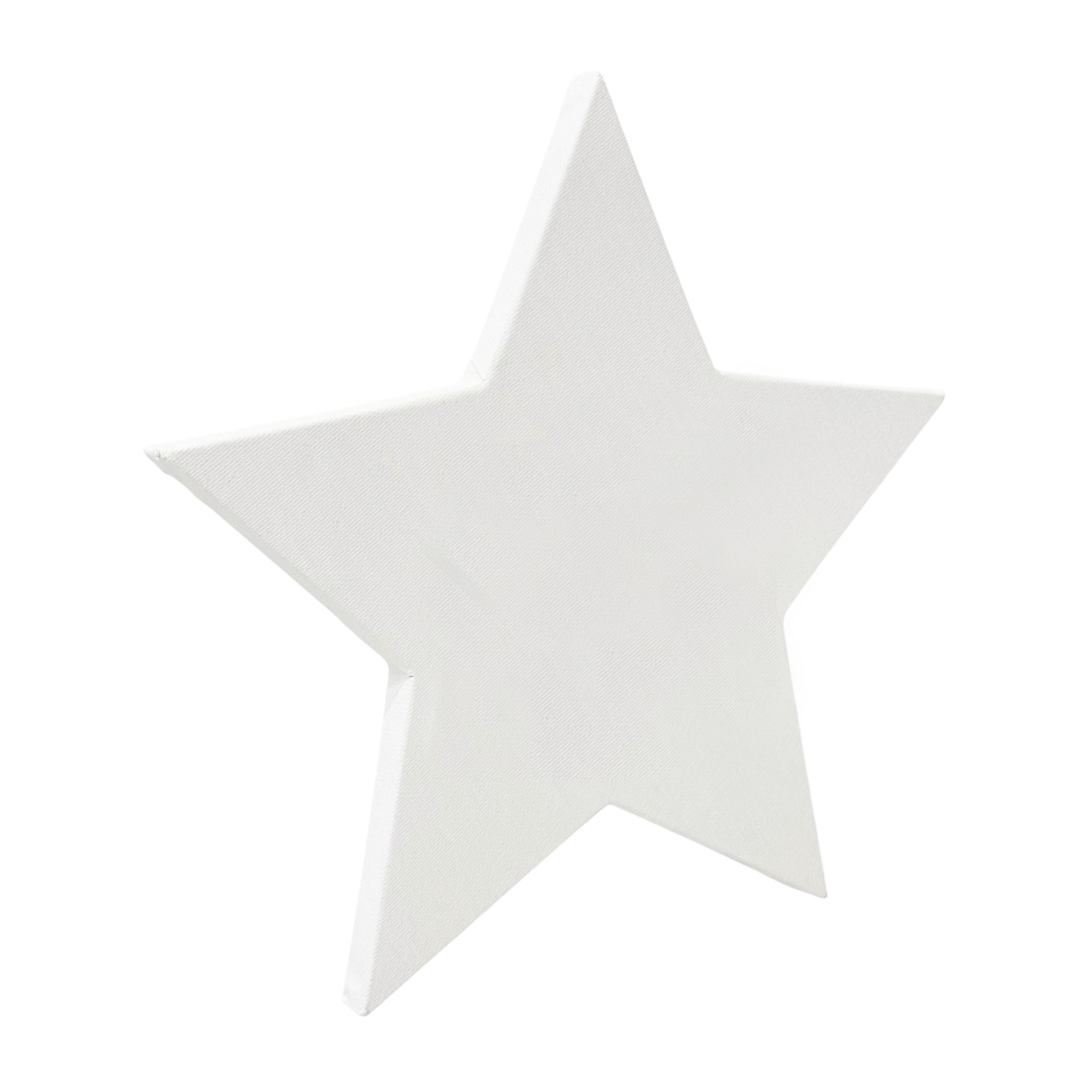 slide 5 of 5, 10" X 10" White Star Cotton Duck Canvas By Craft Smart, 10 in x 10 in