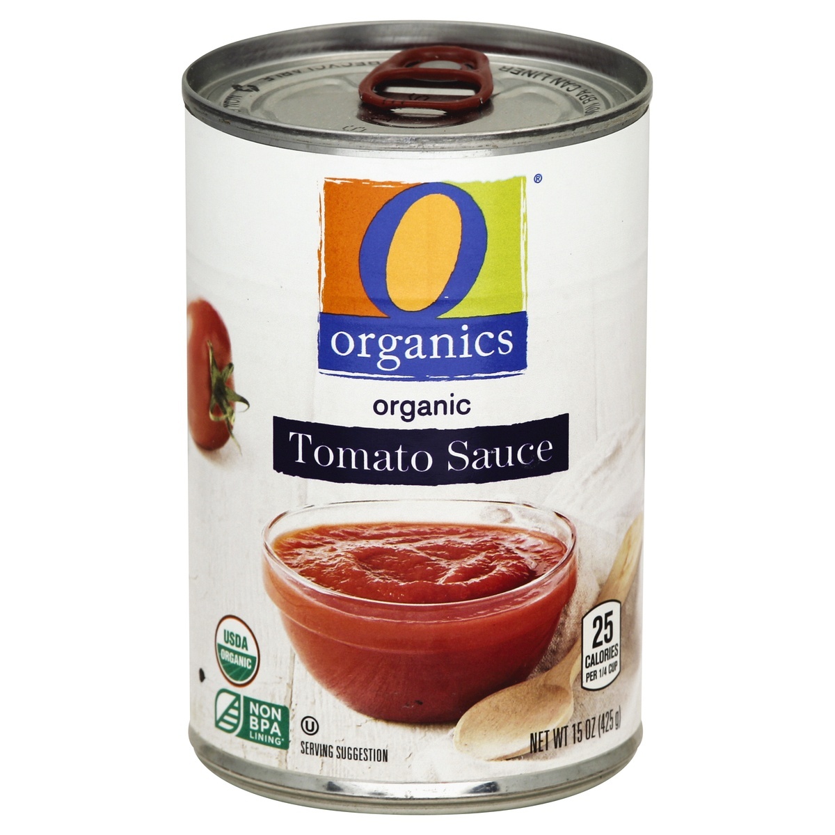 slide 1 of 2, O Organics Organic Tomato Sauce, 