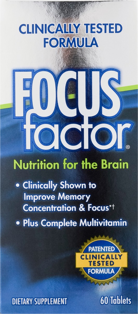 slide 7 of 9, Focus Factor Supplement Brain Health, 60 ct