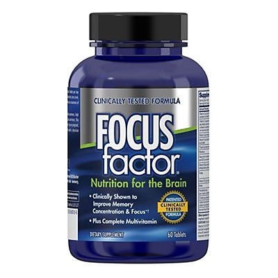 slide 1 of 1, Focus Factor Brain Supplement & Complete Multivitamin, 60 ct