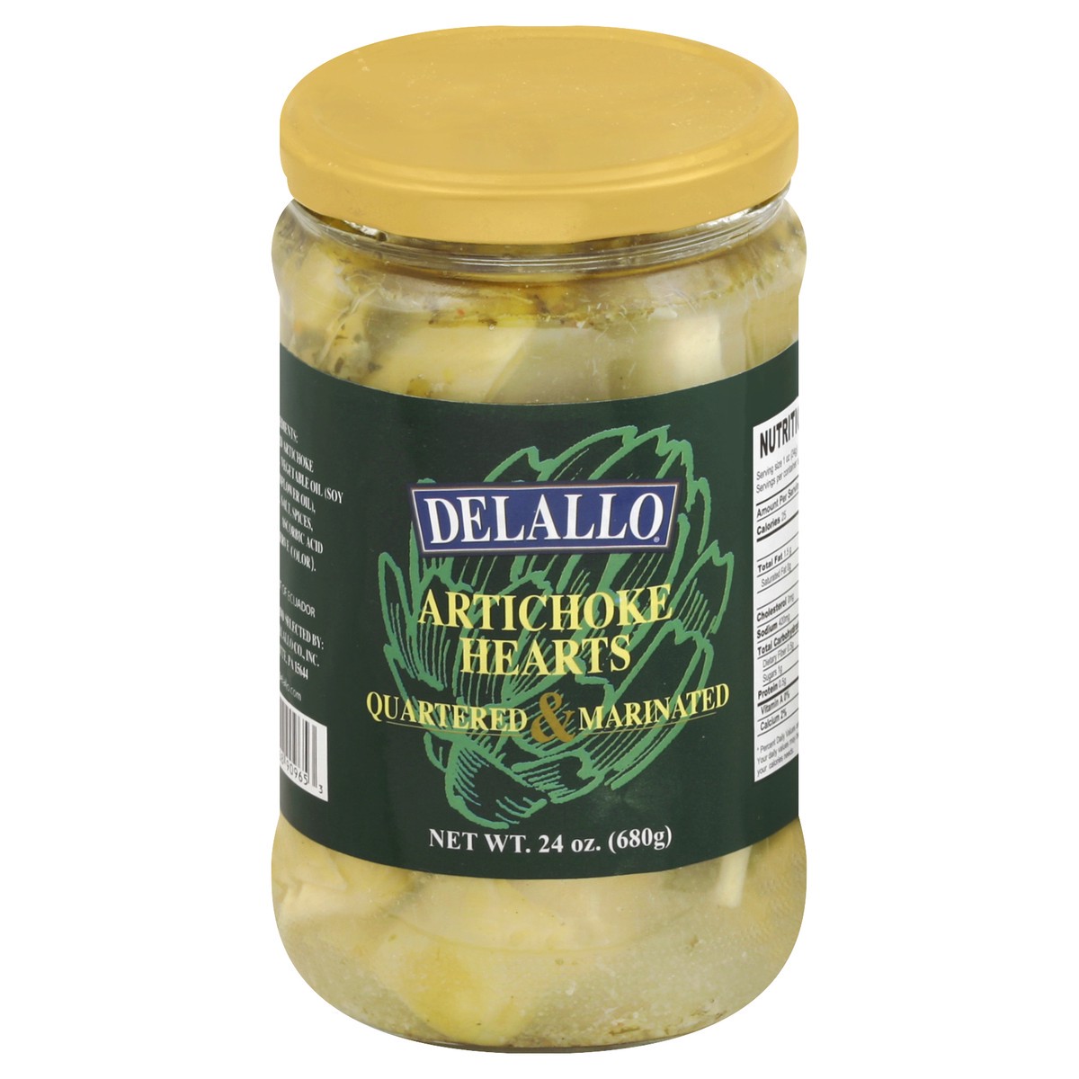 slide 2 of 2, DeLallo Artichoke Hearts 24 oz, 24 oz