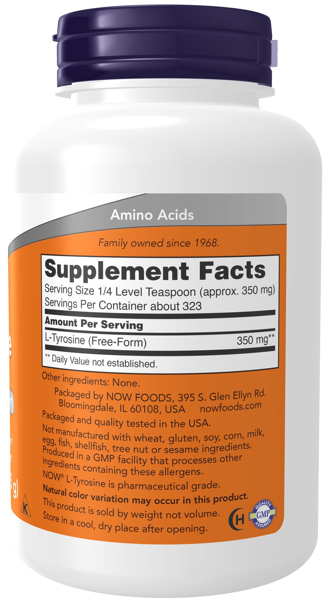 slide 2 of 4, NOW L-Tyrosine - 4 oz. Powder, 4 oz