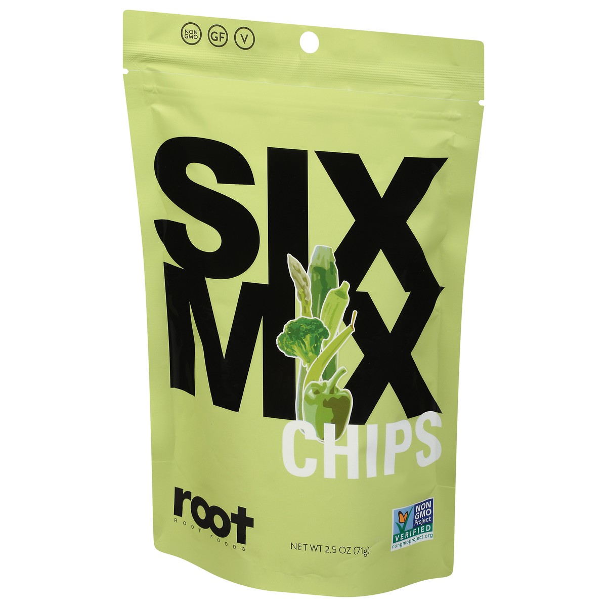 slide 12 of 13, Root Foods Six Mix Chips 2.5 oz, 2.5 oz