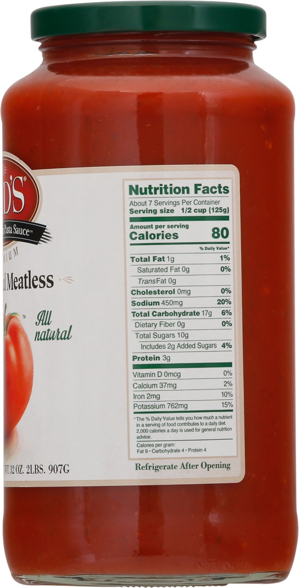 slide 10 of 13, Mid's Premium Traditional Meatless Pasta Sauce 32 oz Jar, 32 oz