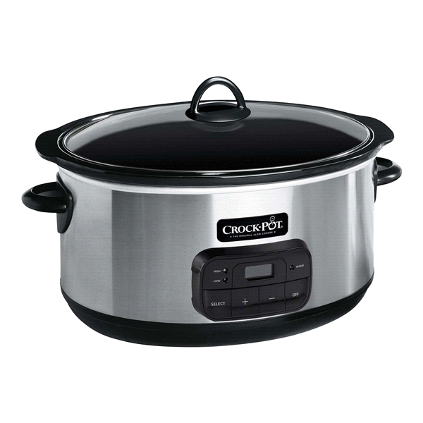 slide 1 of 1, Crock-Pot Digital Display Slow Cooker, 8 qt