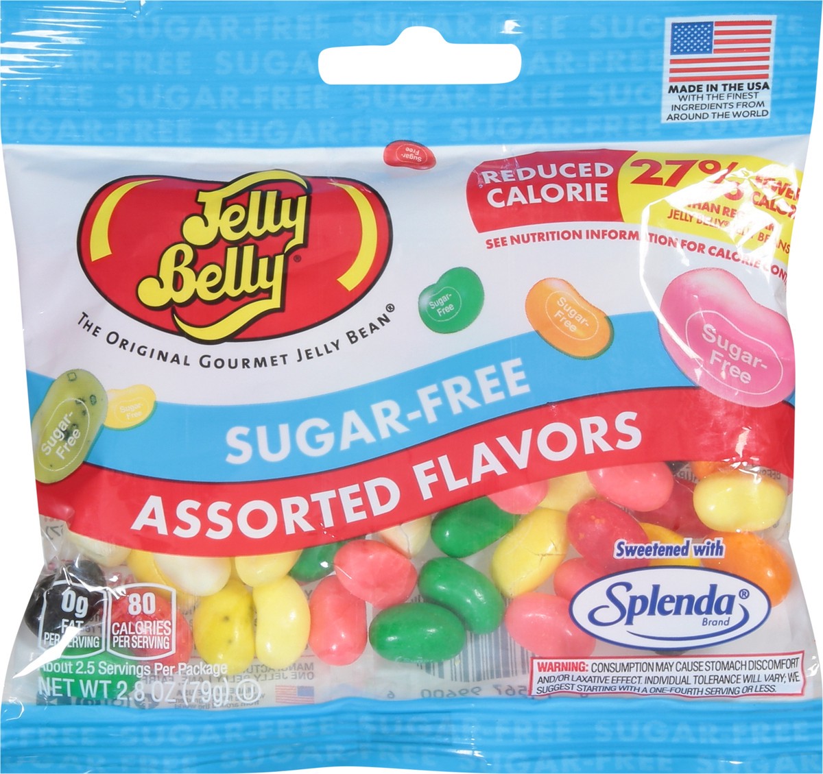 slide 4 of 13, Jelly Belly Sugar-Free Jelly Beans, 2.8 oz Bag, 2.8 oz