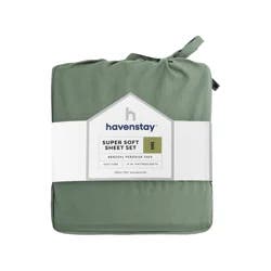 Havenstay Sheets, King, Green