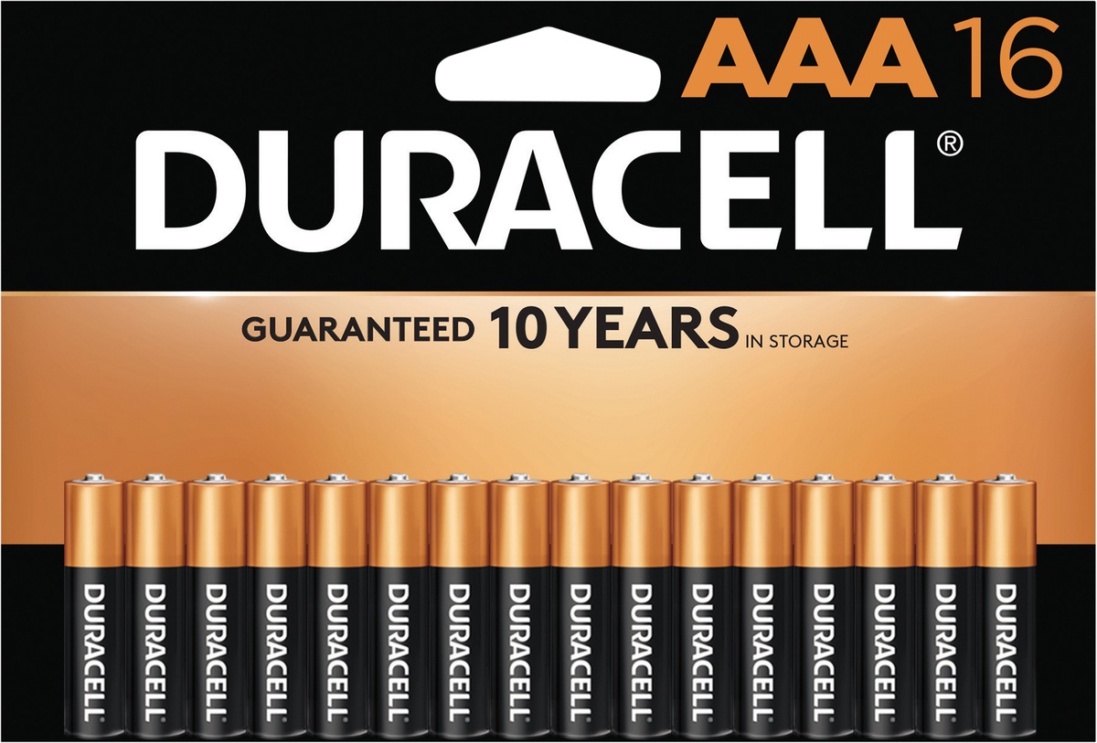 slide 5 of 7, Duracell Coppertop AAA Alkaline Batteries, 16 ct