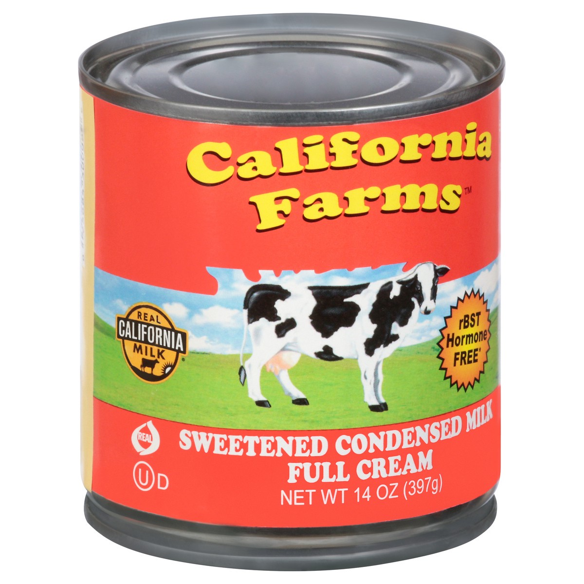 slide 4 of 14, California Farms Sweetened Condensed Milk Full Cream, 14 oz