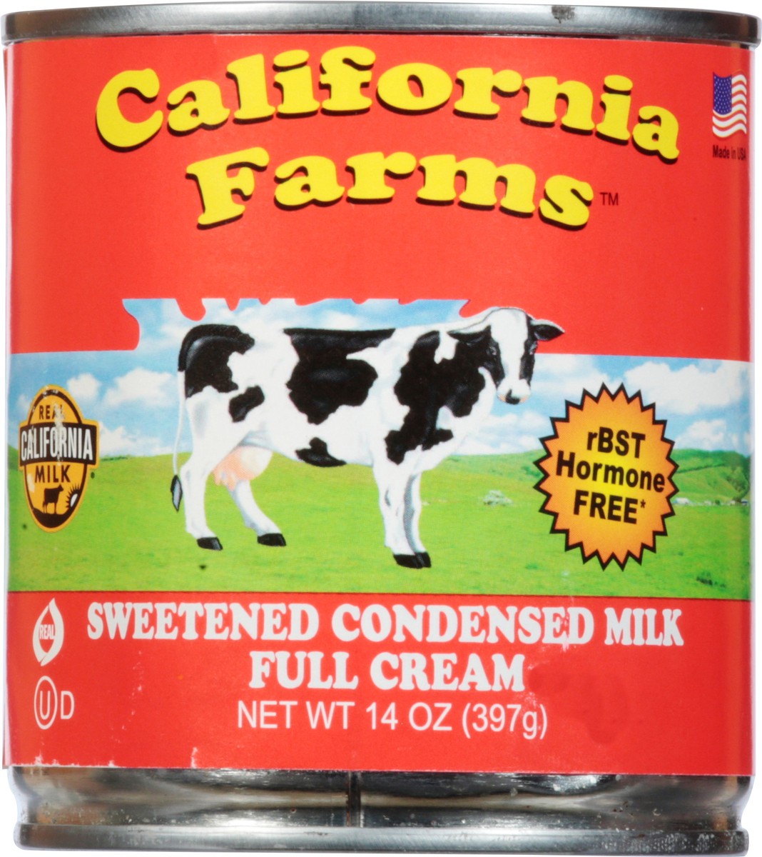 slide 6 of 14, California Farms Sweetened Condensed Milk Full Cream, 14 oz
