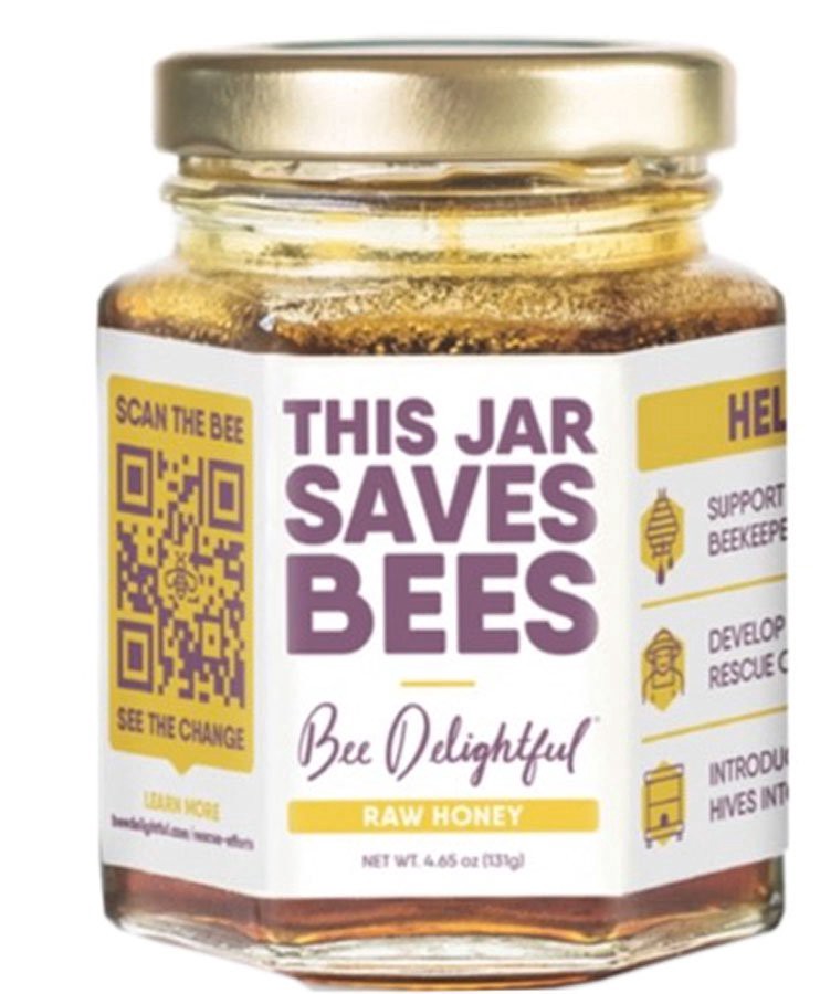 slide 1 of 1, Bee Delightful Raw Honey, 4.65 oz