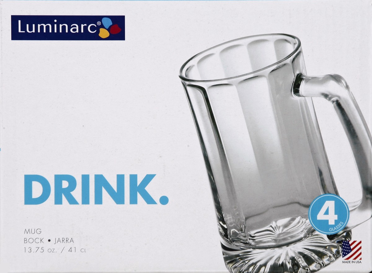 slide 1 of 1, Luminarc Beer Craft Brew Mug 13.75 Oz, 4 ct