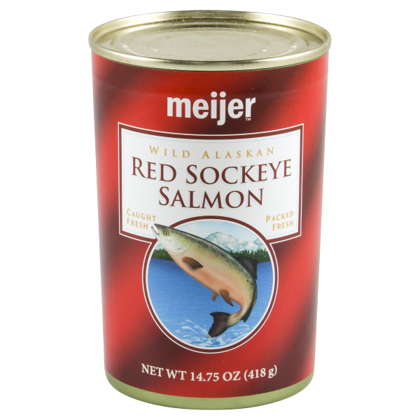 slide 1 of 4, Meijer Wild Alaskan Red Salmon, 14.75 oz
