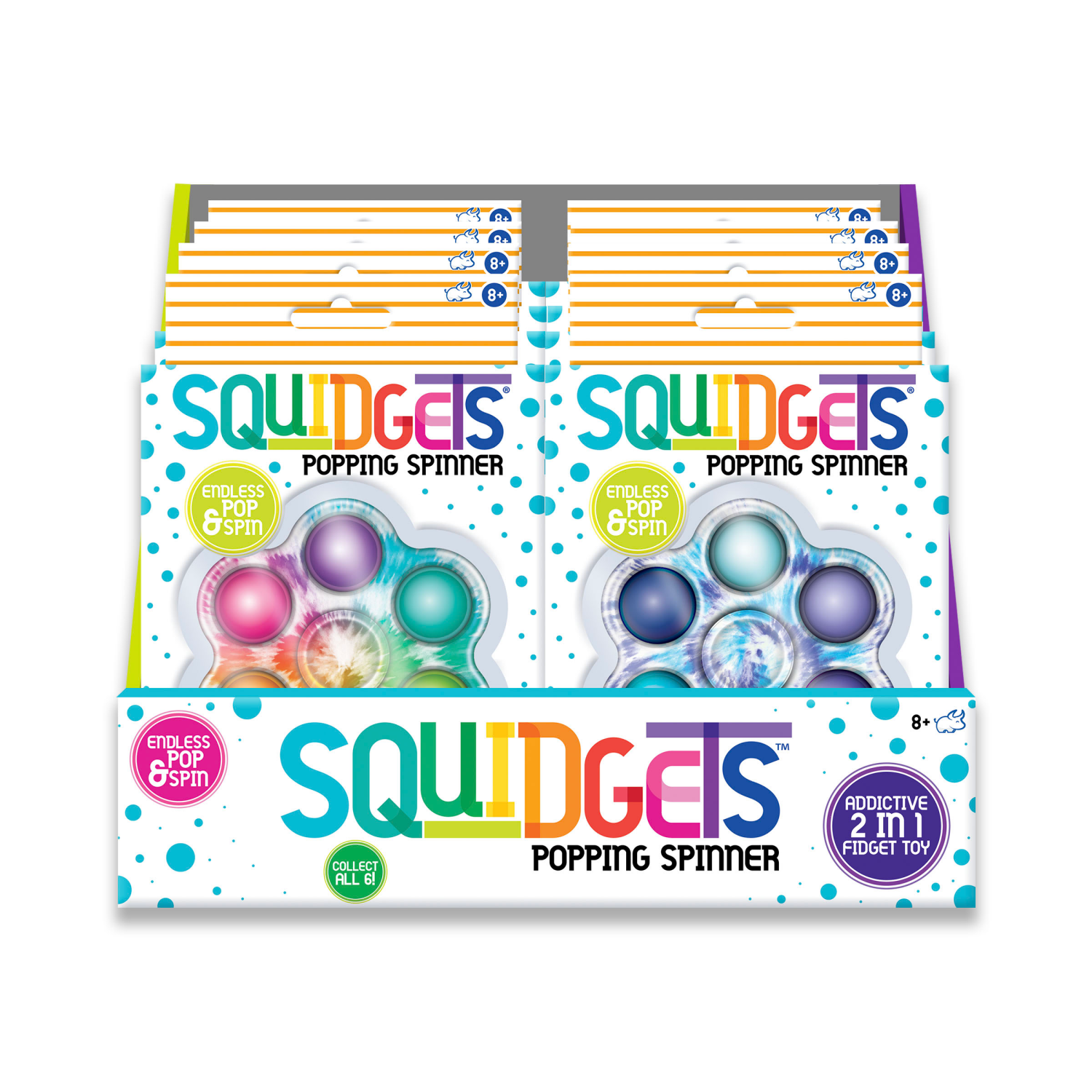 slide 1 of 2, Squidget Spinner PDQ, 1 ct