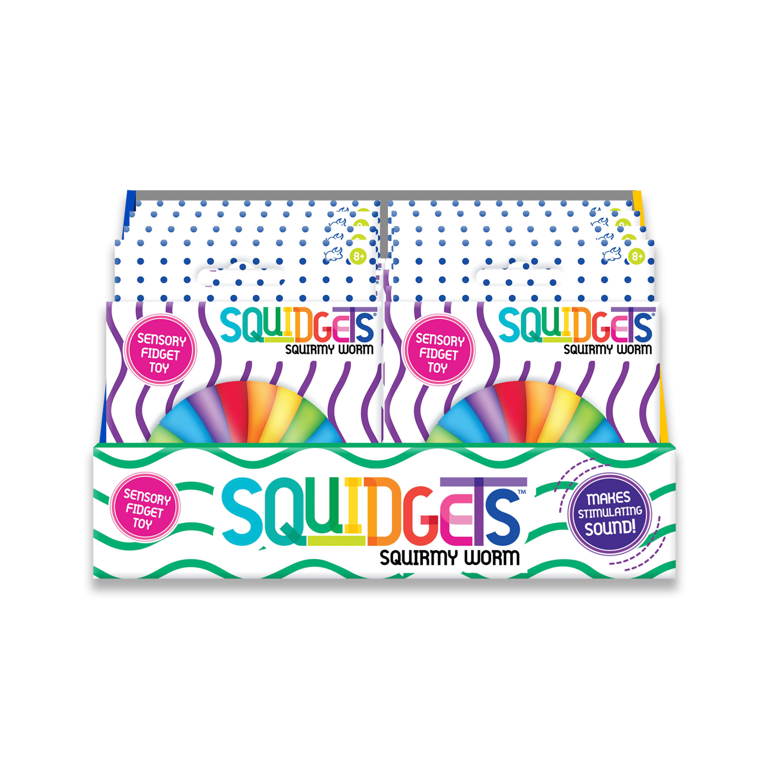 slide 1 of 2, Squidget Squirmy Worm, 1 ct