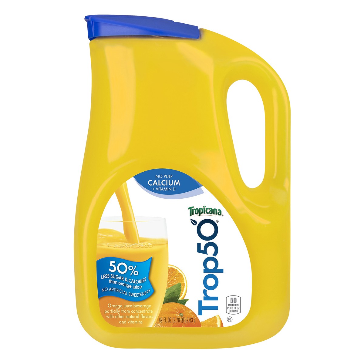 slide 4 of 11, Trop50 No Pulp Orange Juice 89 oz, 89 oz