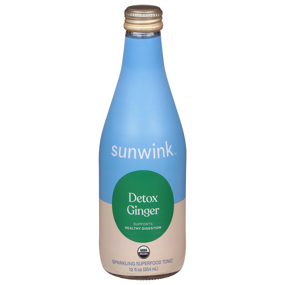 slide 1 of 9, Sunwink Detox Ginger Sparkling Tonic - 12 fl oz, 12 fl oz