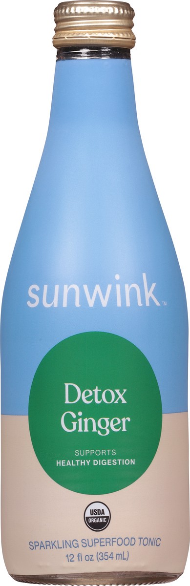 slide 4 of 9, Sunwink Detox Ginger Sparkling Tonic - 12 fl oz, 12 fl oz