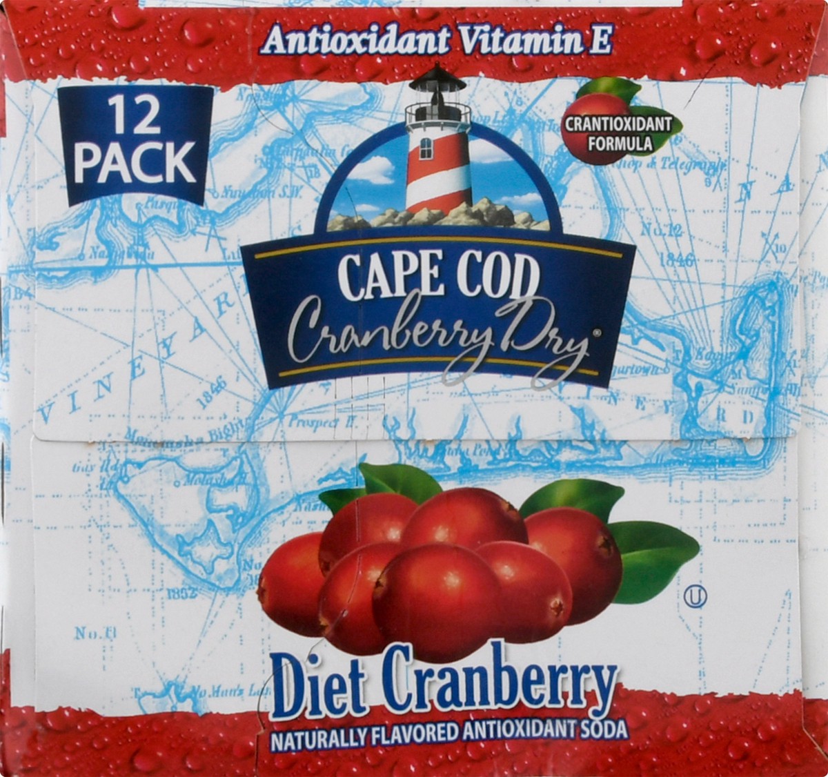 slide 2 of 13, Cape Cod Cranberry Dry Diet Cranberry Soda 12 ea, 12 ct