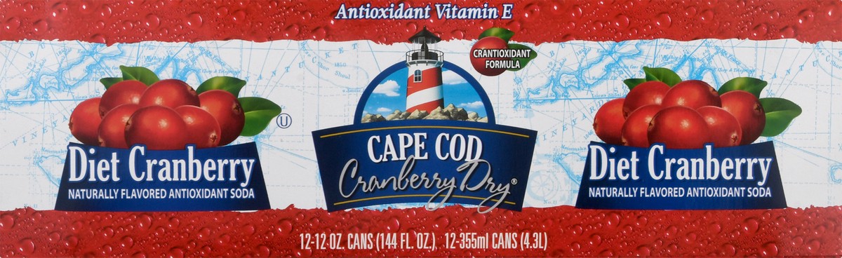 slide 3 of 13, Cape Cod Cranberry Dry Diet Cranberry Soda 12 ea, 12 ct