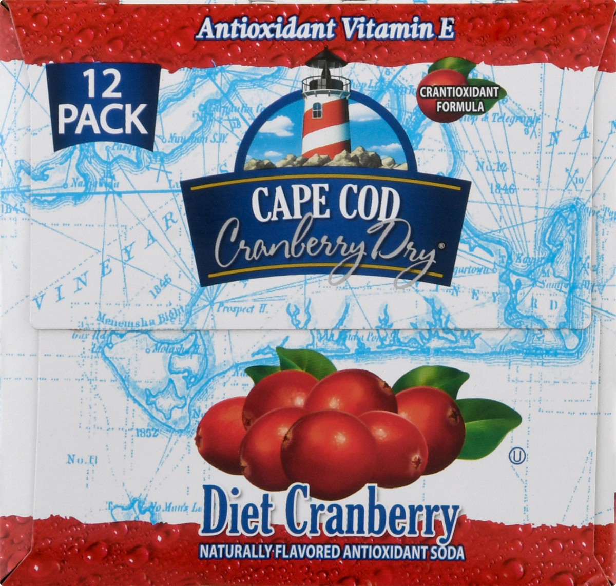 slide 6 of 13, Cape Cod Cranberry Dry Diet Cranberry Soda 12 ea, 12 ct