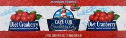 Cape Cod Dry Polar CSD - 12pk 12oz - Diet Cape Cod Cranberry Dry