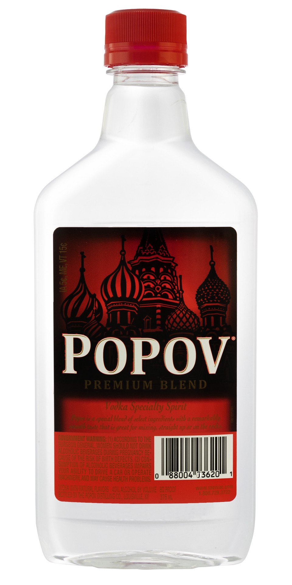 slide 2 of 2, Popov Premium Blend Vodka Specialty Spirit, 1 ct