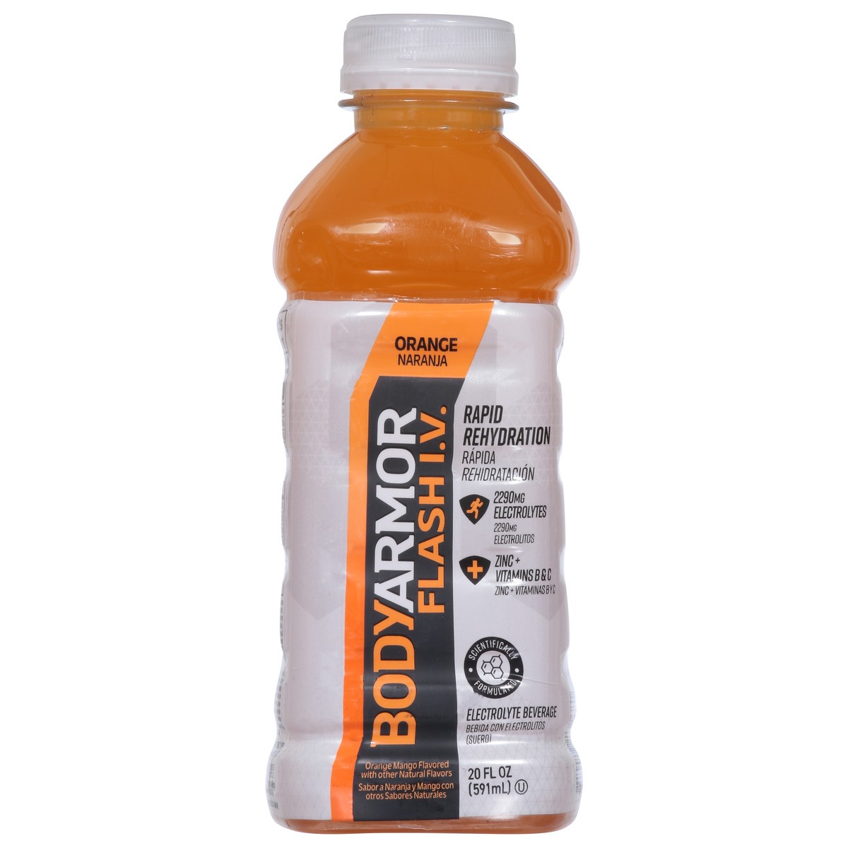 slide 6 of 14, BODYARMOR Flash I.V. Orange Electrolyte Beverage - 20 fl oz, 20 fl oz