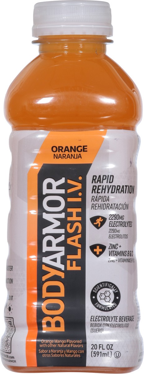 slide 11 of 14, BODYARMOR Flash I.V. Orange Electrolyte Beverage - 20 fl oz, 20 fl oz