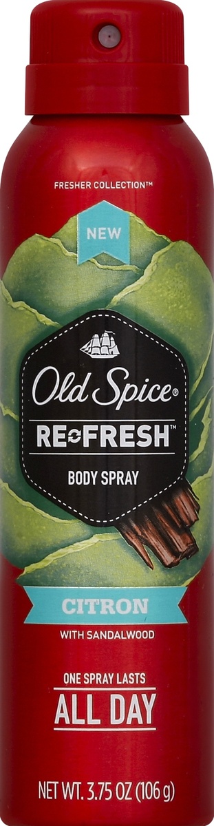 slide 1 of 1, Old Spice Body Spray 3.75 oz, 3.75 oz