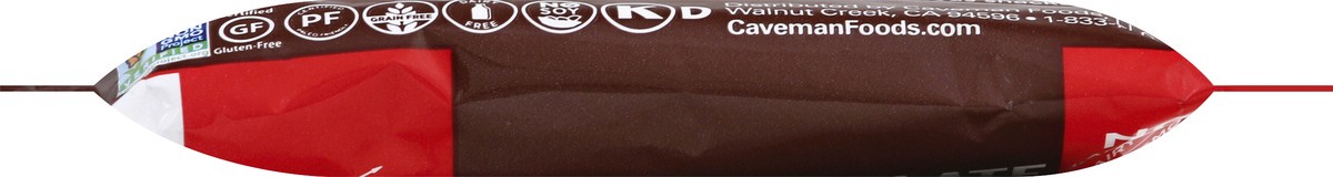 slide 6 of 10, Caveman Dark Chocolate Caramel Cashew Nutrition Bar, 1.4 oz