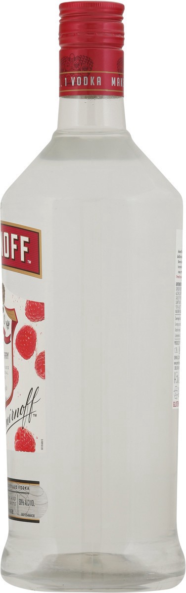 slide 4 of 12, Smirnoff Raspberry Vodka 1.75 l, 1.75 liter