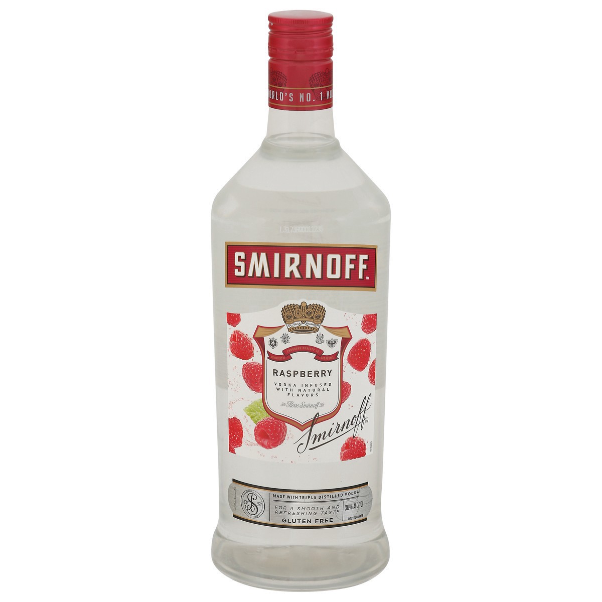 slide 3 of 12, Smirnoff Raspberry Vodka 1.75 l, 1.75 liter