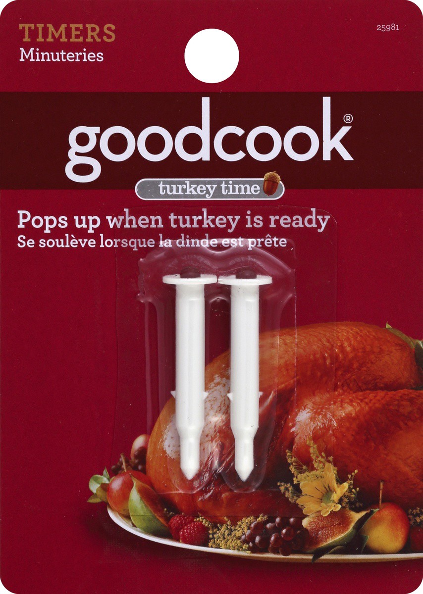 slide 2 of 2, Good Cook Turkey Pop Up Timer, 2 ct