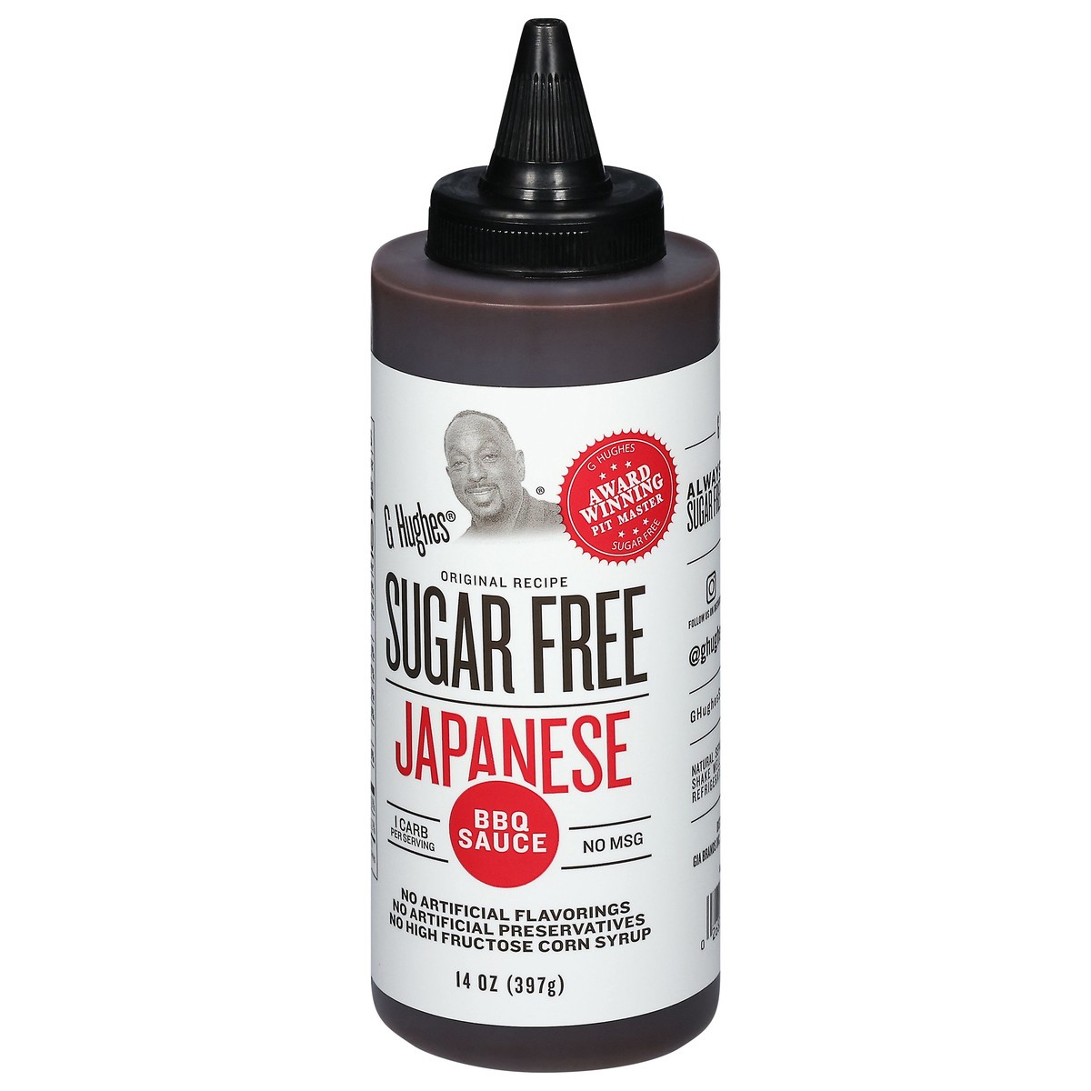 slide 15 of 15, G Hughes Sugar Free Japanese BBQ Sauce 14 oz, 14 oz