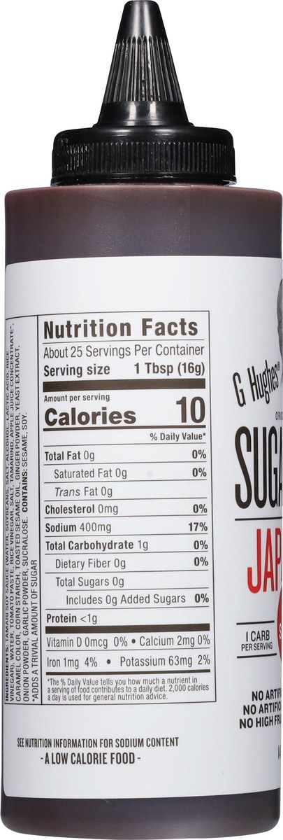 slide 11 of 15, G Hughes Sugar Free Japanese BBQ Sauce 14 oz, 14 oz
