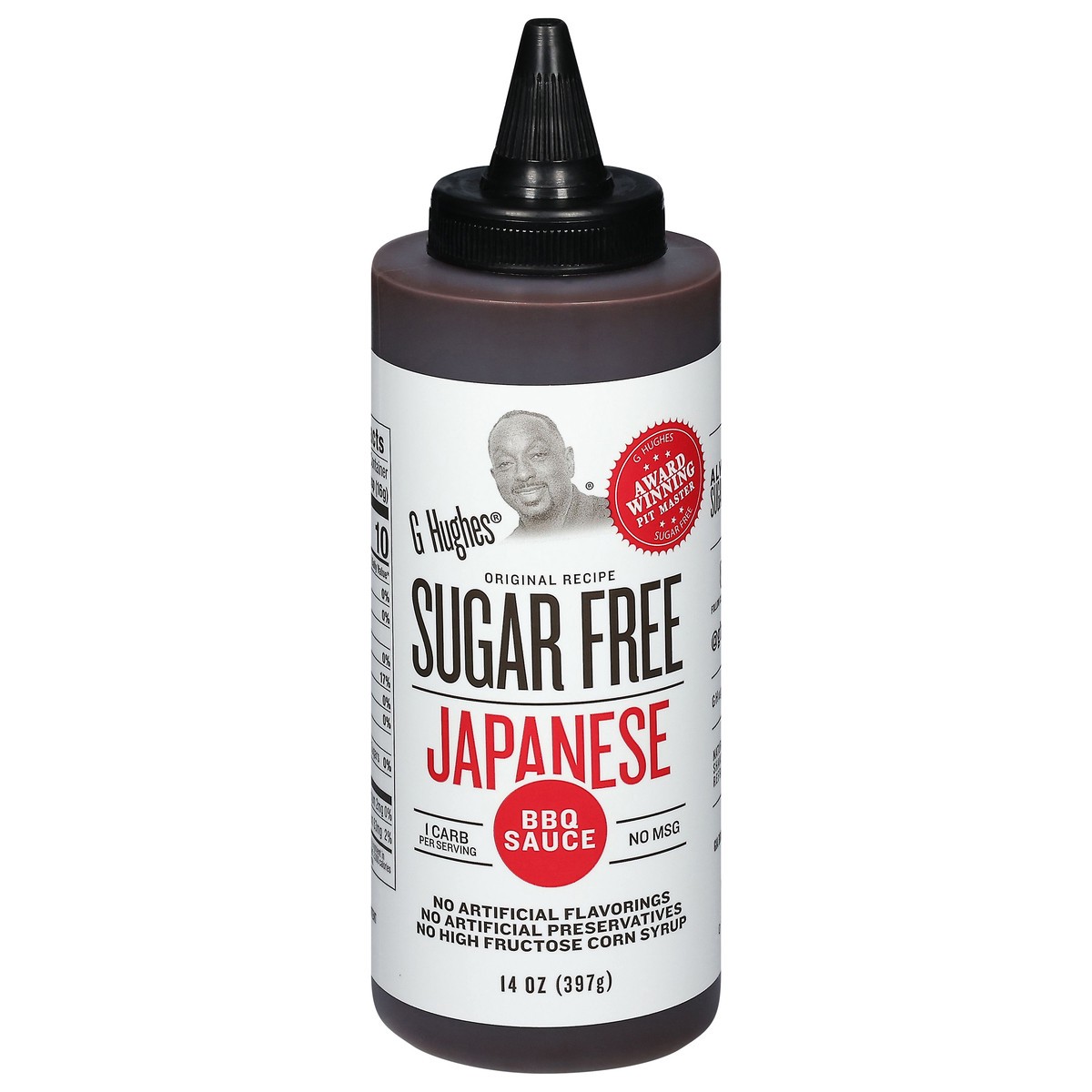 slide 2 of 15, G Hughes Sugar Free Japanese BBQ Sauce 14 oz, 14 oz