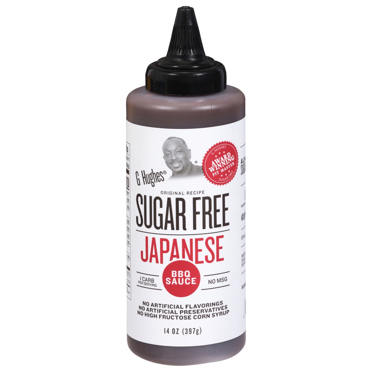 slide 1 of 15, G Hughes Sugar Free Japanese BBQ Sauce 14 oz, 14 oz