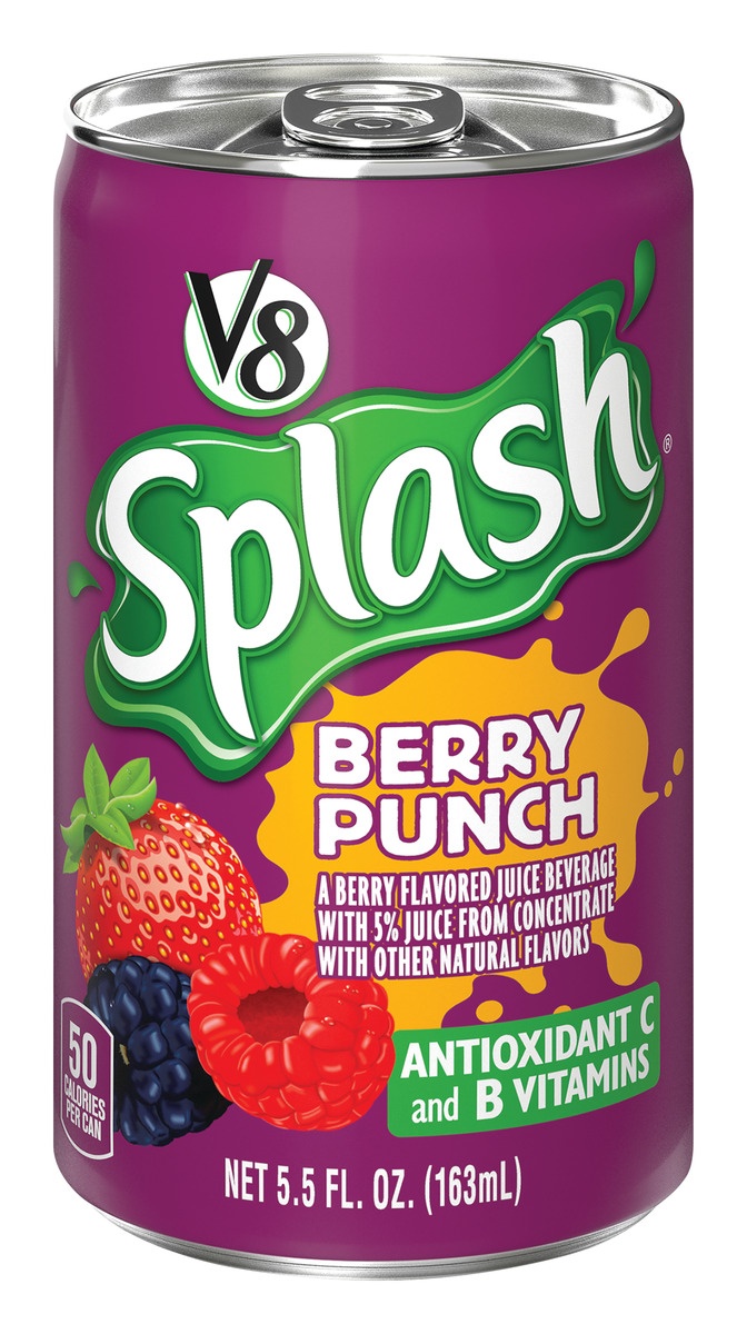 slide 1 of 1, V8 Splash Berry Punch, 1 ct