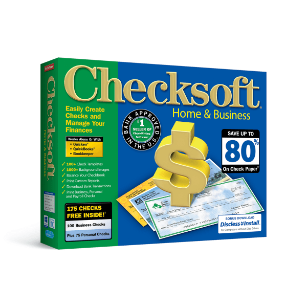 slide 1 of 1, Avanquest Checksoft Home & Business Landscape, Traditional Disc, 1 ct