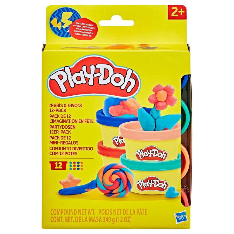 slide 4 of 5, Play-Doh Mini 12-Pack Treats & Favors Set, 12 ct