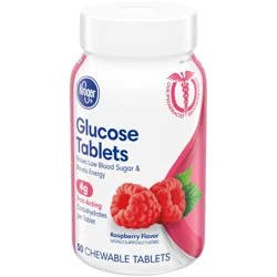 Kroger Raspberry Flavored Glucose Chewable Tablets