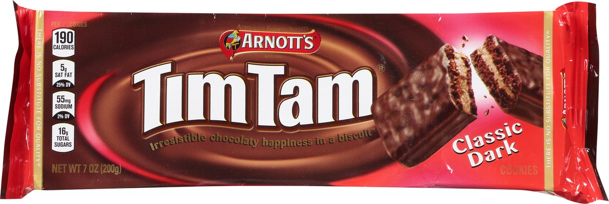 slide 3 of 9, Arnott's Tim Tam Classic Dark Cookies 7 oz, 7 oz